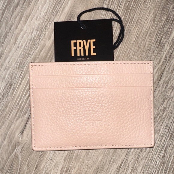 Frye Blush Leather Card Holder - Picture 1 of 5